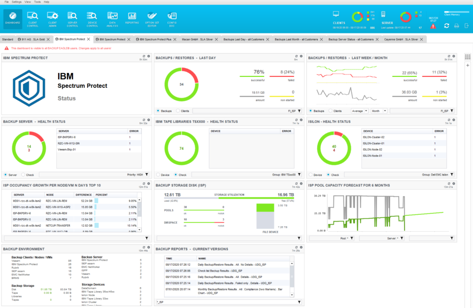 screenshot of Backup Eagle